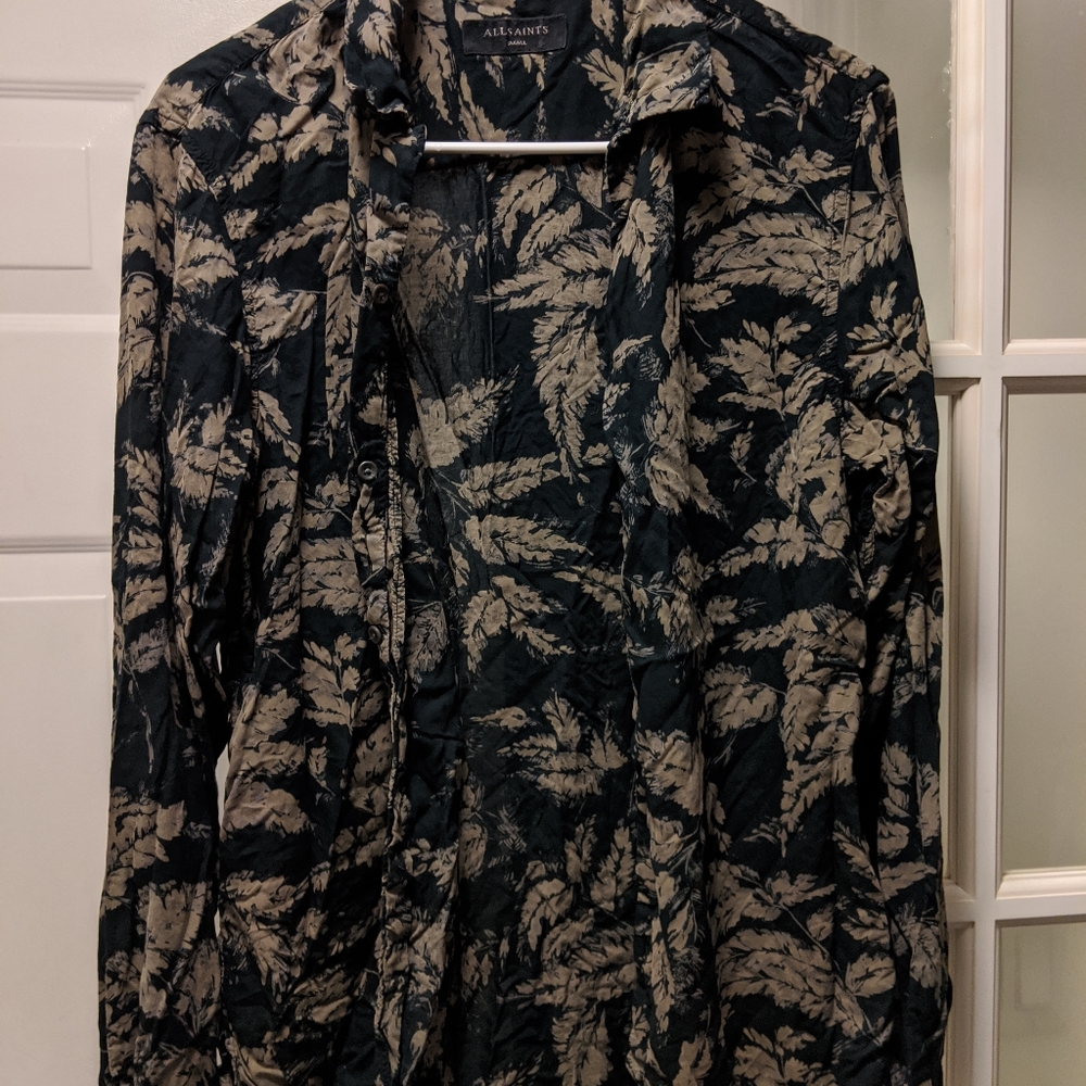 All Saints shirt. Sz. S. Excellent cond.